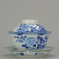17/18th C Edo period Japanese Porcelain Lidded Bowl High Quality