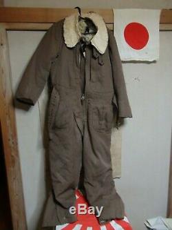 1943 Antique Real WW2 World War ii 2 Japanese Pilot Uniform Flight Suit Heavy