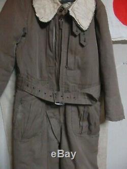 1943 Antique Real WW2 World War ii 2 Japanese Pilot Uniform Flight Suit Heavy