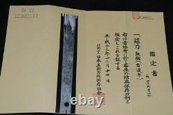 (AY-41) Very Old NAGINATA Blade KONAMIHIRA KAMAKURA with NBTHK Judgememt paper