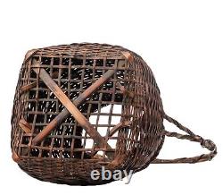 A Taisho-Showa Era Japanese Handwoven Ikebana Basket