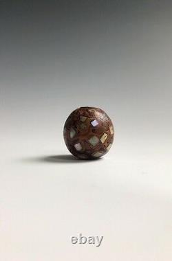 An Antique Rare Meiji Era Japanese Lacquered Collectable Bead
