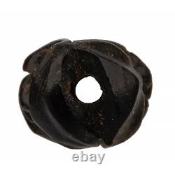 Antique Buffalo Horn Japanese Honne & Tatemae Form Ojime Bead