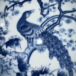 Antique Japan Japanese Blue & White Porcelain Bowl signed