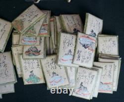 Antique Japan Karuta Hyakunin-isshu 1850s card game