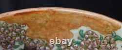 Antique Japan Kutani fine ceramic art bowl vase 1800 Yakimono fine art