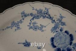 Antique Japan ceramic plate Yakimono 1800s Japanese art craft