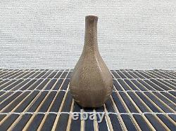 Antique Japanese KO-KIYOMIZU Kyoto Pottery Ceramic Miniature Vase Flowers Japan