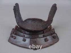 Antique Japanese MENPO (mask) of YOROI (armor) Edo Period Fedex DHL Express JP