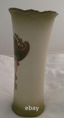 Antique Japanese Made Victorian Porcelain Vase For Trade Turn Of The Century