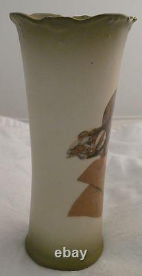 Antique Japanese Made Victorian Porcelain Vase For Trade Turn Of The Century