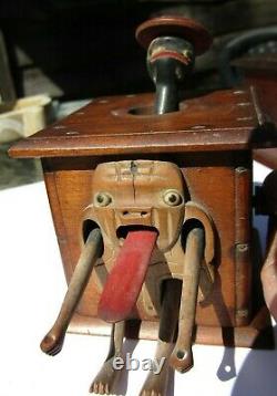 Antique Japanese Meiji period or Victoria period Kobe Wooden Toy Automata