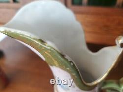 Antique Japanese Porcelain Vase /Pitcher / Ewer Shinmamura Factory Meiji Era