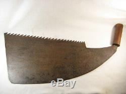 Antique Japanese Tool Forged Iron Huge Maebiki Nokogiri Whaleback Saw