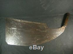 Antique Japanese Tool Forged Iron Huge Maebiki Nokogiri Whaleback Saw
