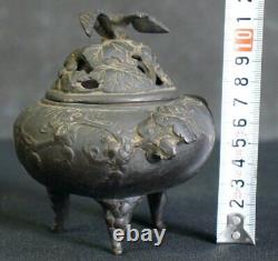 Antique Koro Japan bronze chenser lost wax craft 1800s