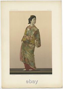 Antique Print of Japanese Modelling, Kakiyemon