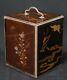Antique Takarabako Japanese lacquered jewelry box 1890s Japan Nurimono craft