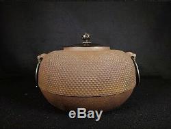 Antique Tea Ceremony CHAGAMA Japanese Iron kettle teapot VINTAGE from JAPAN a424