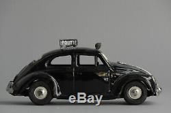 #Antique Tin Toy# Japanese Bandai Volkswagen VW Beetle Police Car Japan Rare