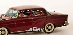 #Antique Tin Toy# Rare Japanese Ichiko Mercedes Benz 220 Sedan Passenger Car