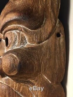 Antique Wooden Japanese (Japan) Mask beshimi Obeshimi O-Beshimi God withPatina