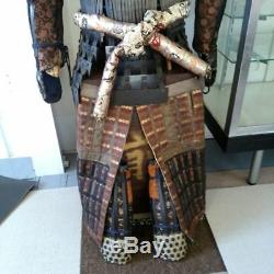 Antique life size Japanese samurai amor set Vintage rare from JAPAN