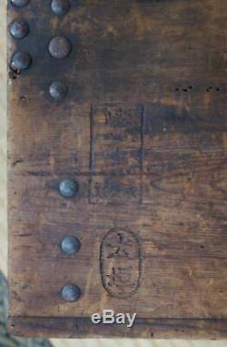 Antique tool box Japan carpenter case 1880's Japanese Daiku Hako