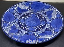 Arita Ware Arita Yaki Old Imari Large Dish Plate Meiji Antique 40cm H5cm DHL