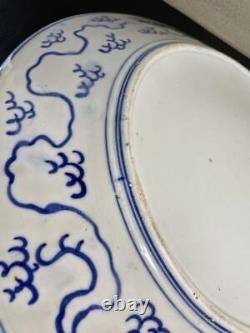 Arita Ware Arita Yaki Old Imari Large Dish Plate Meiji Antique 40cm H5cm DHL