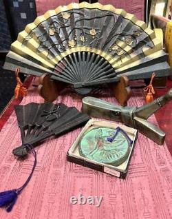 Art Casting Paperweight Fan Iron Interior Object Bulk sale Traditional crafts