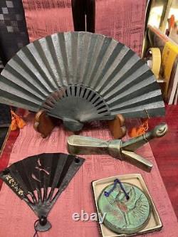 Art Casting Paperweight Fan Iron Interior Object Bulk sale Traditional crafts