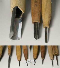 DT10 Japanese old chisels & Steel files hamono # Buddha Noh mask