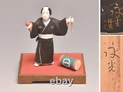 Daikagura early 1900s Japanese doll Art Antique Figurine Japan Kimono H4inch