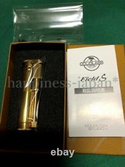 Douglass Classic Design Oil Lighter Field S Brass Gold Original Case Japan New