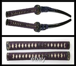 Edo Katana KOSHIRAE Japanese Sword Fittings Signed Tsuba Menuki Tosogu Samurai