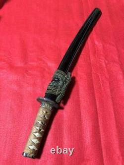 Former Imperial Japanese Army Gunto Katana sword Tanto, KOSHIRAE, Tsuba #002
