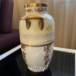 Hand Painted Nippon Vase Early 1900s Antique