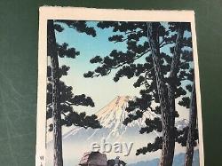 Hasui Kawase Woodblock Mt. Fuji Seen From Tagonoura 1940