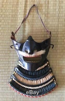 Hawk feather crest Samurai Warrior YOROI Japan Traditional Wearable Armor Rare