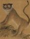 JAPANESE PAINTING HANGING SCROLL JAPAN TIGER Old PICTURE ANTIQUE 778p
