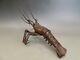 Japan Antique Jizai netsuke statue spiny lobster Movable type rare