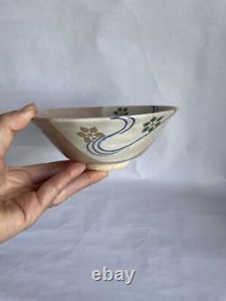 Japan Antique Tea Ceremony Utensils Tea Bowl Banko Zuishi Pottery Near Mint