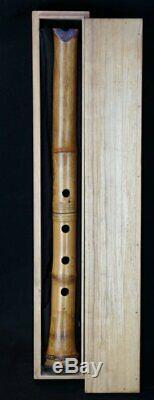 Japan Shakuhachi bamboo Zen flute 1900s Japanese hand craft