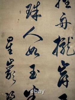 Japan VIntage Kakejiku Hanging Scroll Erxingshu Yanagawa Star Antique