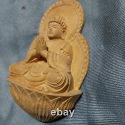 Japan Vintage Item Beautiful Successful Sculpture Luxury Buddha Statue Seated