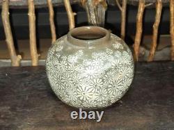 Japan Vintage Item Small Hana Mishima Inlay Vase Antiques