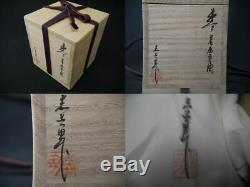 Japan WAJIMA Lacquer Wooden Tea caddy ARABESQUE design in Chinkin Natsume (416)