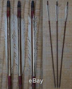Japan antique Kyudo arrow Samurai wear 1900s Japanese hand made bamboo craft