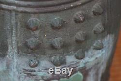 Japan bronze bell from Buddhist temple 1880s antique Japanese sculpture